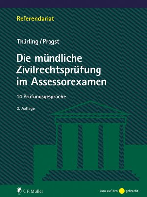 cover image of Die mündliche Zivilrechtsprüfung im Assessorexamen
